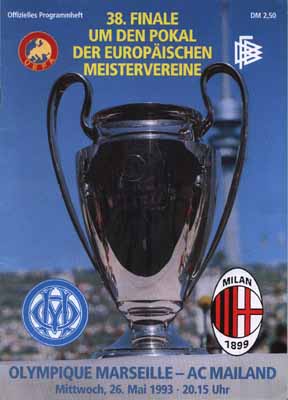 match de la victoire de l om en 93
